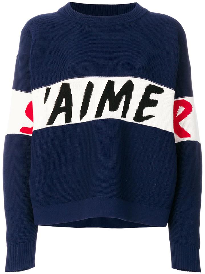Sonia Rykiel Colour-block Sweater - Blue