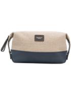 Hackett Zipped Wash Bag - Blue
