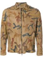 Sylvie Schimmel Camouflage Zipped Jacket - Brown