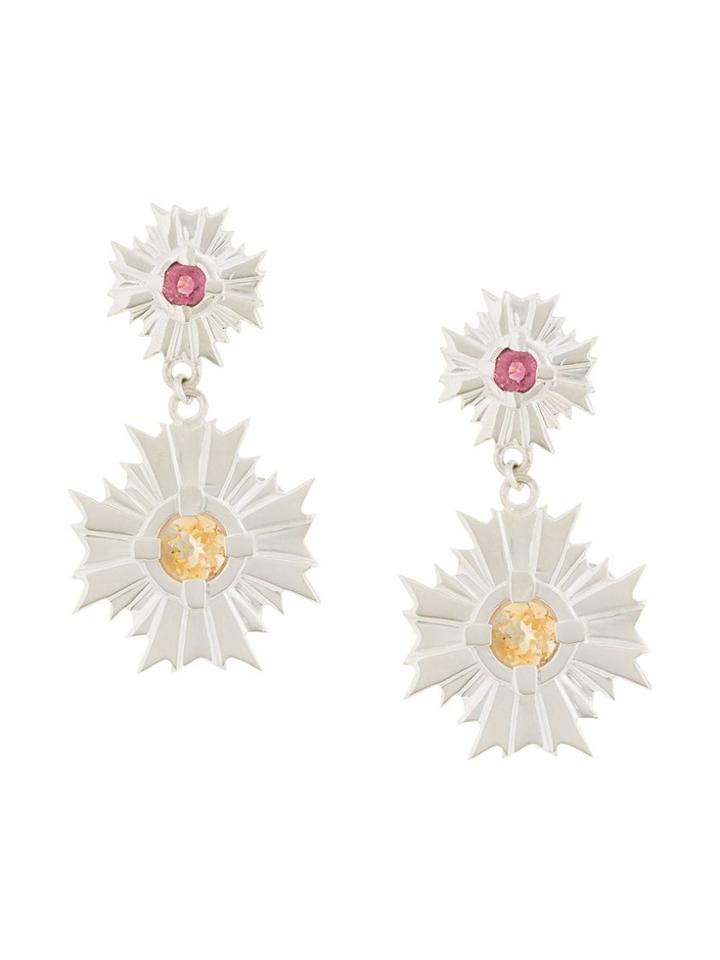 Meadowlark August Drop Earrings - Silver