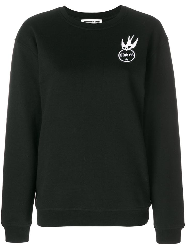 Mcq Alexander Mcqueen Embroidered Patch Detail Sweatshirt - Black