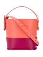 Nico Giani Two-tone Bucket Tote - Pink