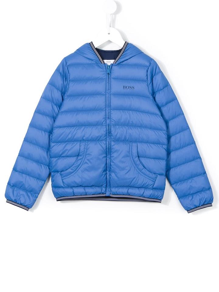Boss Kids Padded Jacket, Boy's, Size: 12 Yrs, Blue