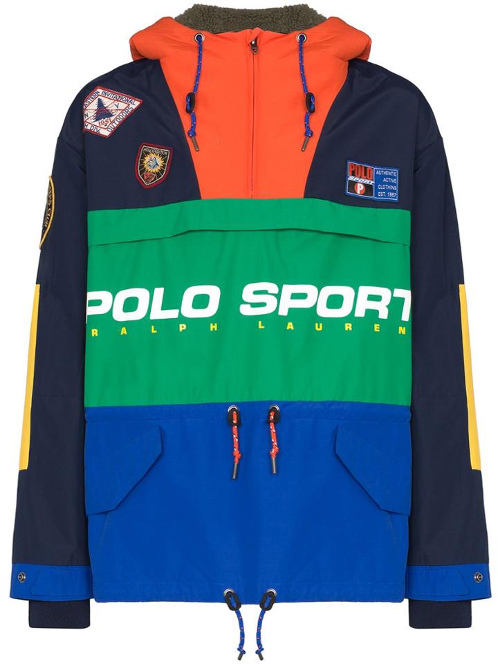 Polo Ralph Lauren Prl Rudby Lnd Hd Jkt Multi - Blue