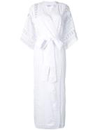 Charo Ruiz Lace Paneled Kimono - White