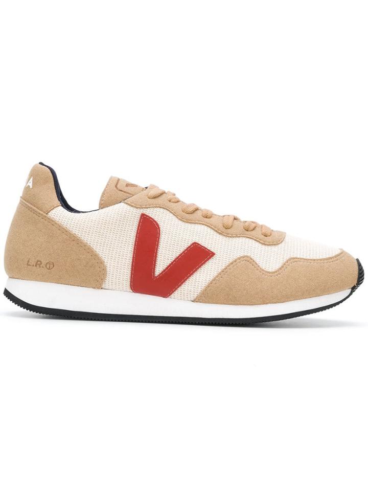 Veja Colour Block Sneakers - Nude & Neutrals