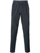 Pt01 Tailored Trousers, Men's, Size: 46, Blue, Cotton/spandex/elastane