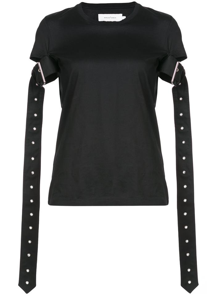 Marques'almeida Belted T-shirt - Black