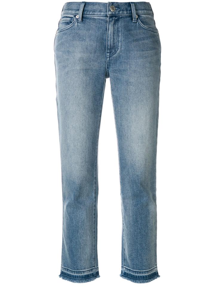 Burberry Raw Edge Faded Jeans - Blue