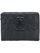 Philipp Plein A Diamond In The Rough Clutch - Black