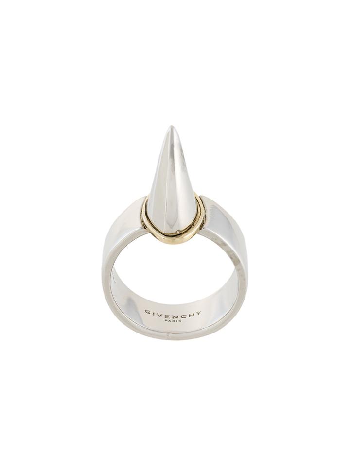 Givenchy Shark Tooth Ring - Metallic