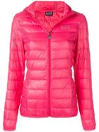 Ea7 Emporio Armani Hooded Puffer Jacket - Pink