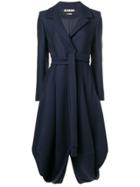 Jacquemus Flared Midi Coat - Blue