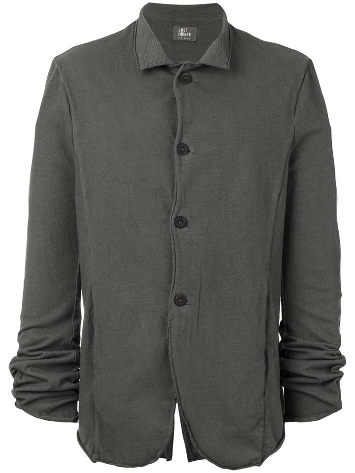 Lost & Found Ria Dunn - Buttoned Jacket - Men - Cotton - Xs, Grey, Cotton