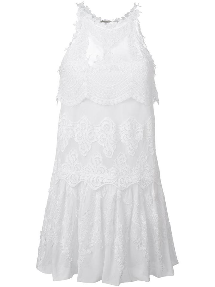 Ermanno Scervino Tiered Lace Dress