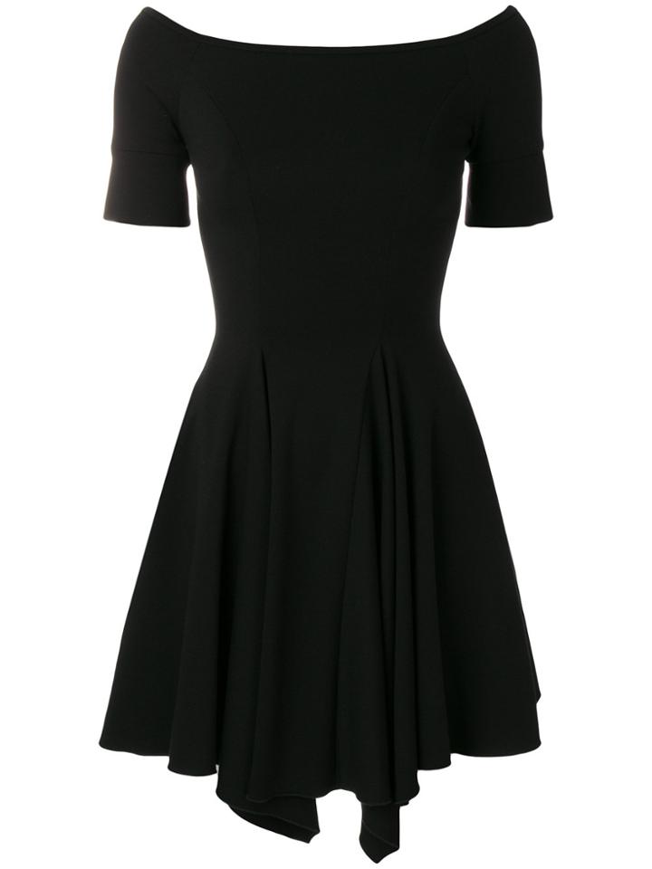 Plein Sud Jeanius Fitted Scoop Neck Dress - Black