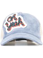 Golden Goose Deluxe Brand - Venice Cap - Women - Cotton/leather/polyester - One Size, Blue, Cotton/leather/polyester