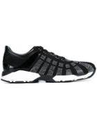 René Caovilla Rhinestone Panelled Sneakers