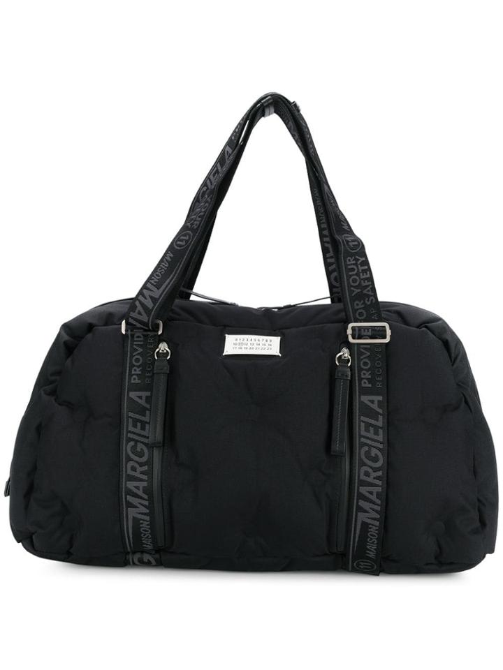 Maison Margiela Long Logo Holdall - Black