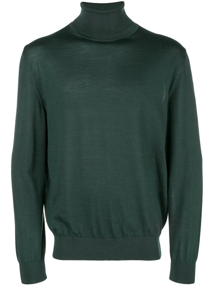 Ermenegildo Zegna Turtle Neck Jumper - Green