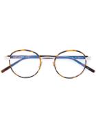 Saint Laurent Eyewear Tortoiseshell Glasses - Brown