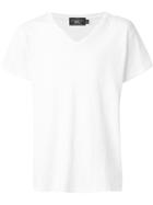 Rrl V-neck T-shirt, Men's, Size: Xl, White, Cotton