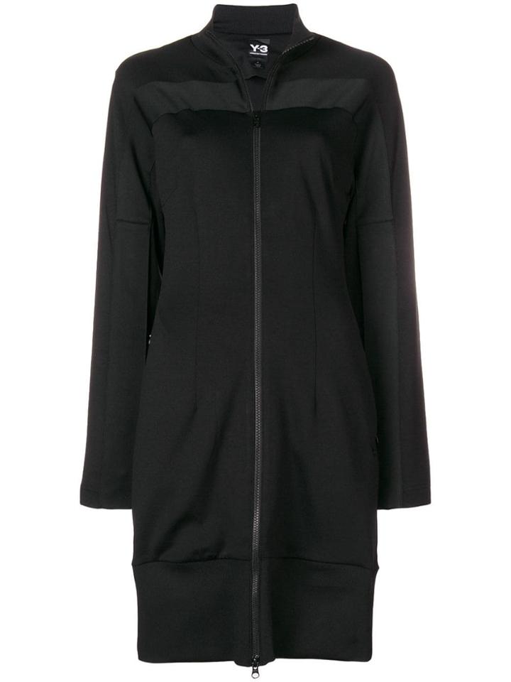 Y-3 Long Zipped Track Jacket - Black