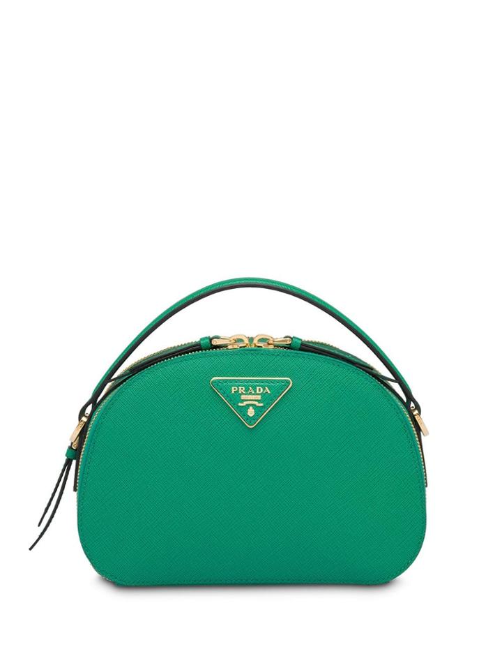 Prada Prada Odette Saffiano Leather Bag - Green