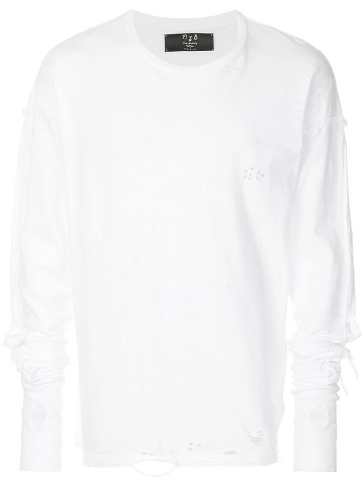 Mjb Distressed Top - White