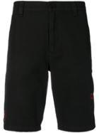 Han Kj0benhavn Logo Embroidered Bermuda Shorts - Black