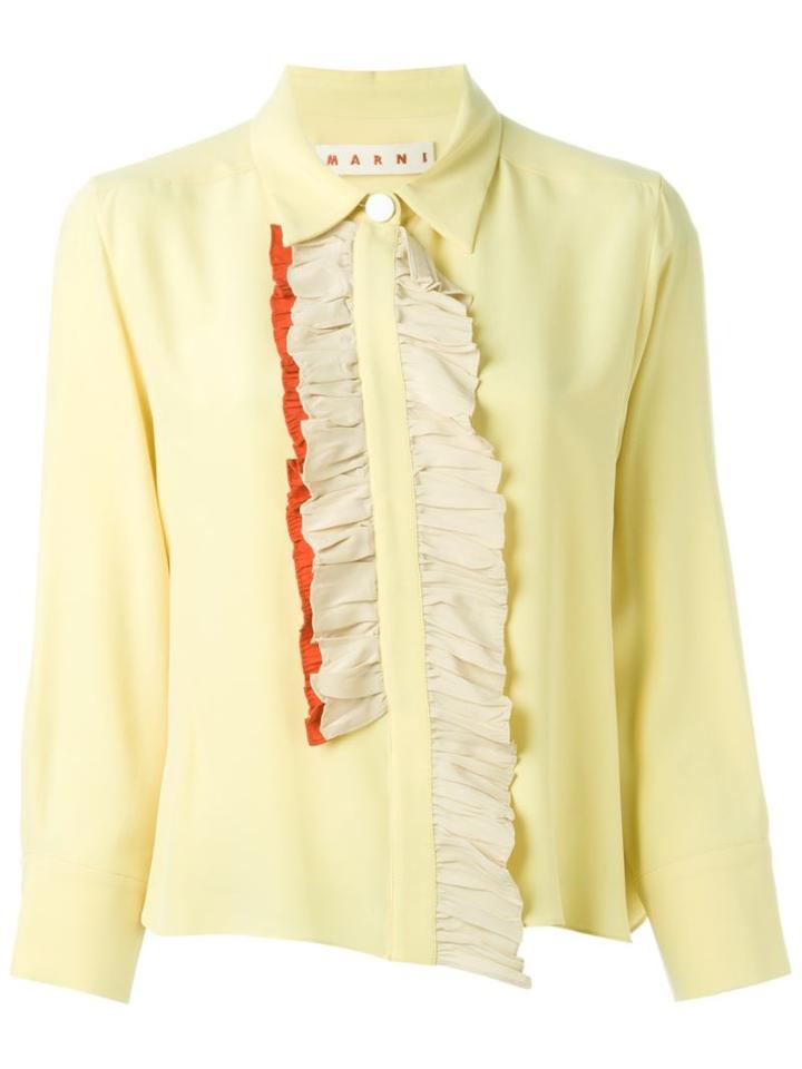 Marni Ruffle Trim Blouse
