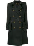 Givenchy Military Trench Coat - Black