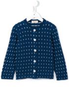 Amelia Milano 'bice' Patterned Cardigan, Girl's, Size: 10 Yrs, Blue