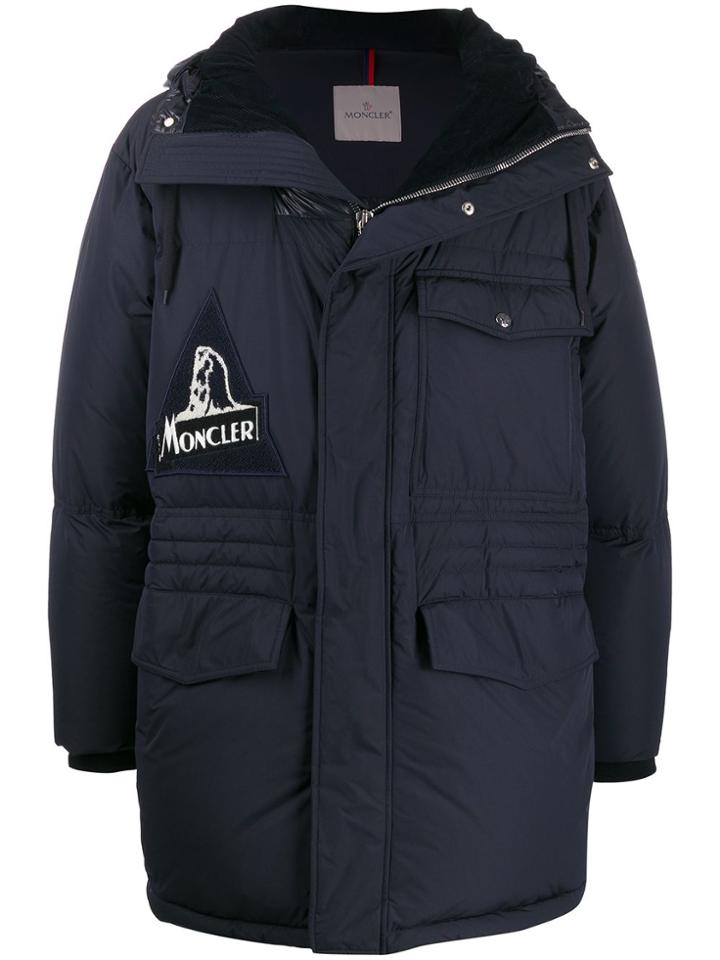 Moncler Dedion Hooded Zip-up Jacket - Blue