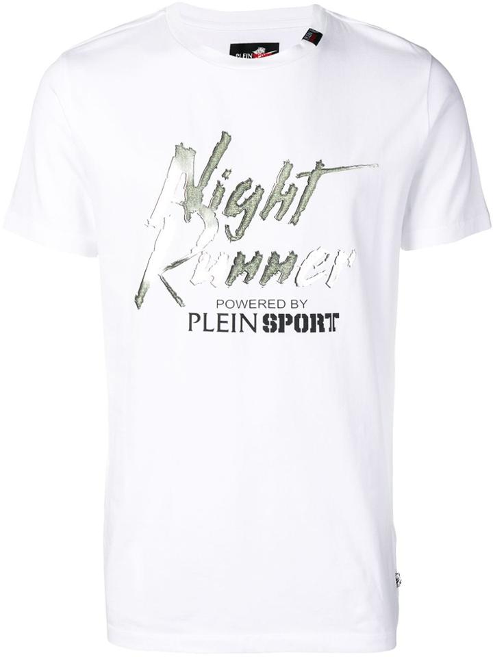 Plein Sport 'night Runner' T-shirt - White