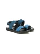 Fendi Kids Ff Logo Sandals, Boy's, Size: 34, Blue