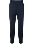 Alexander Mcqueen Tailored Cropped Trousers - Blue