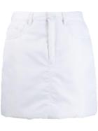 Mm6 Maison Margiela Padded Straight Skirt - White