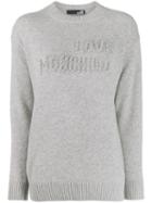 Love Moschino Bobble Detail Jumper - Grey