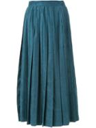 Cityshop Fake Nubuck Pleated Skirt