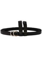 Guidi Thin Belt - Black