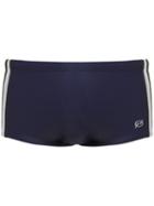 Blue Man Emboidered Logo Panelled Trunk, Men's, Size: Gg, Polyamide/spandex/elastane