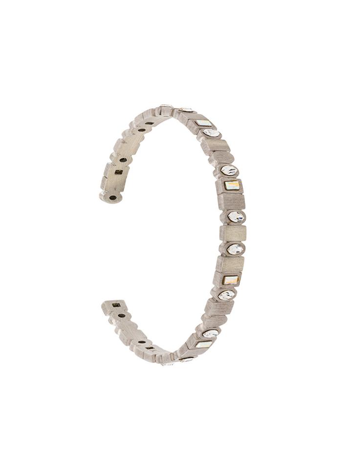 Charlotte Valkeniers Binary Bangle Bracelet - Metallic