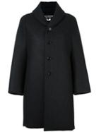 Junya Watanabe Comme Des Garçons Single Breasted Coat, Women's, Size: Medium, Black, Nylon/cupro/wool