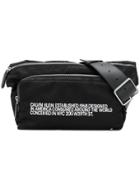 Calvin Klein 205w39nyc Logo Zipped Belt Bag - Black