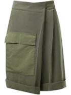 Fad Three Foldover Pleated Shorts