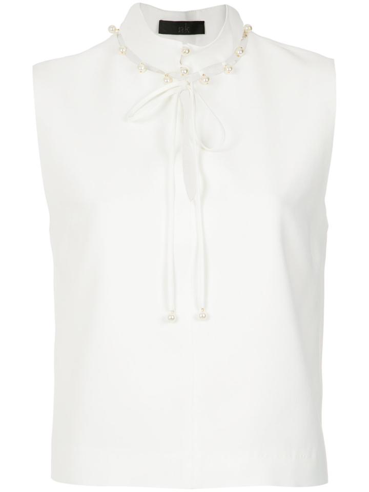 Nk Embellished Blouse - White