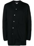 Comme Des Garçons Homme Plus Asymmetric Hem Cardigan - Black