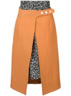 Creatures Of The Wind - 'stamik' Skirt - Women - Silk/virgin Wool - 4, Women's, Nude/neutrals, Silk/virgin Wool
