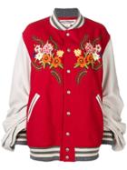 Junya Watanabe Embroidered Floral Bomber Jacket